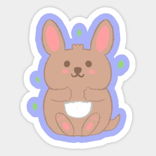 Kawaii kangaroo Sticker
